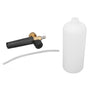 1L Car Wash Foam Spray Bottle Multifunction with G1/4 Quick Connector Copper Foam Lance for Outdoor