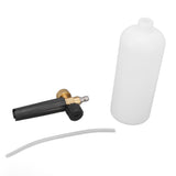 1L Car Wash Foam Spray Bottle Multifunction with G1/4 Quick Connector Copper Foam Lance for Outdoor - Front View