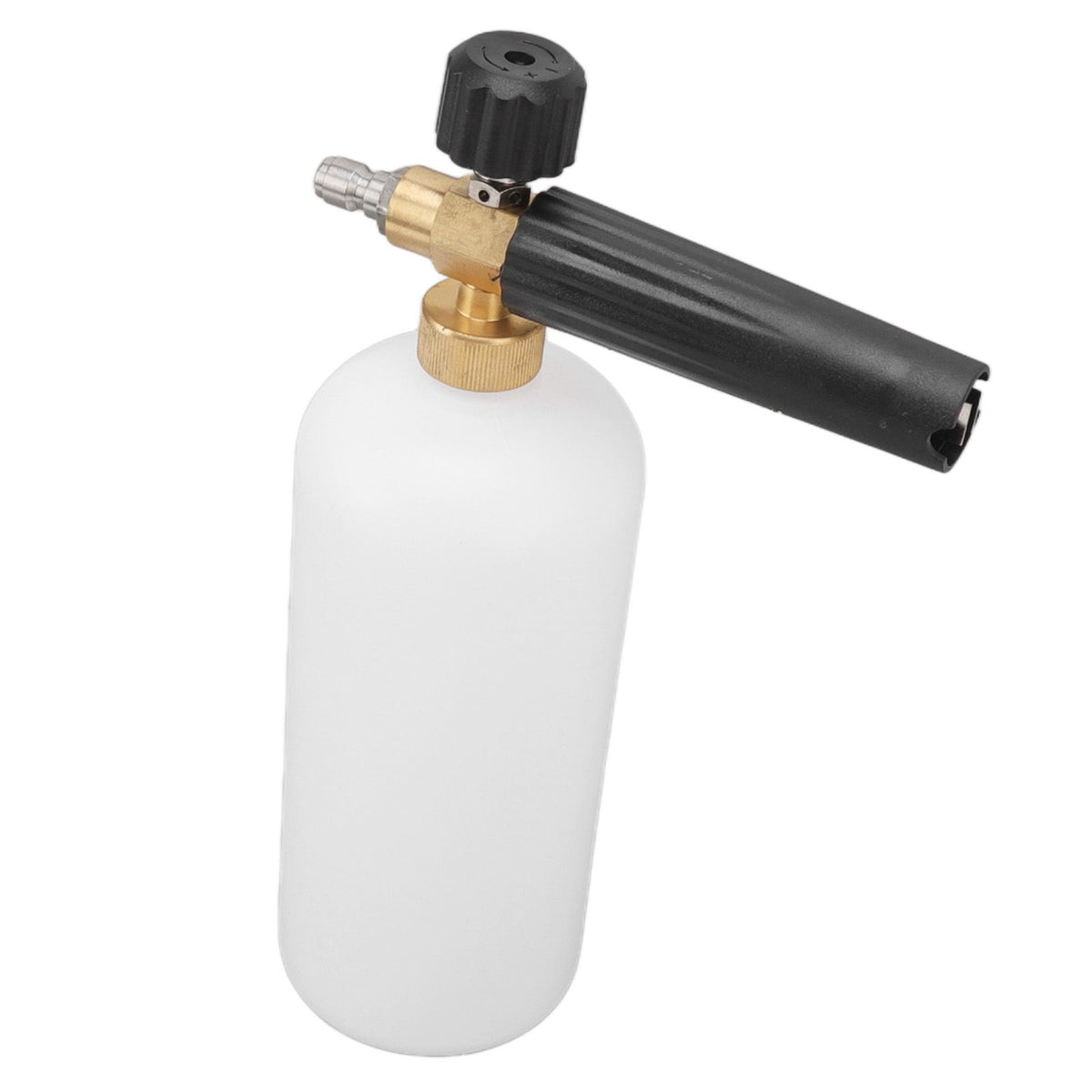 1L Car Wash Foam Spray Bottle Multifunction with G1/4 Quick Connector Copper Foam Lance for Outdoor