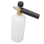 1L Car Wash Foam Spray Bottle Multifunction with G1/4 Quick Connector Copper Foam Lance for Outdoor