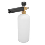 1L Car Wash Foam Spray Bottle Multifunction with G1/4 Quick Connector Copper Foam Lance for Outdoor - Close-Up Angle
