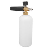 1L Car Wash Foam Spray Bottle Multifunction with G1/4 Quick Connector Copper Foam Lance for Outdoor