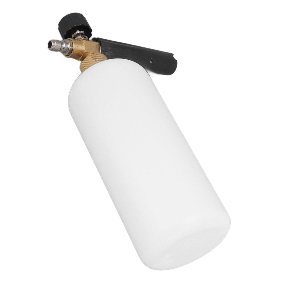 1L Car Wash Foam Spray Bottle Multifunction with G1/4 Quick Connector Copper Foam Lance for Outdoor
