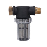 Garden Hose Filter for Pressure Washer Inlet Water Inline Sediment Filter Whole House Sediment Water Prefilter - 45-Degree Angle