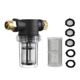 Garden Hose Filter for Pressure Washer Inlet Water Inline Sediment Filter Whole House Sediment Water Prefilter - Extra Image
