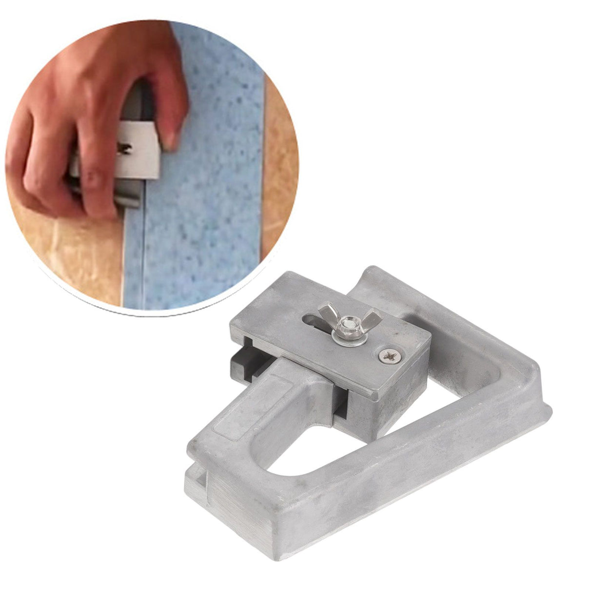 PVC Plastic Floor Construction Tool Trimmer Aluminum Alloy Flooring Knife Straight Edge Trimmer Tool