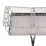 Camping Stove Toaster Foldable Portable Stable Structure Stainless Steel Outdoor Stovetop Toaster for Picnic