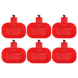 6PCS Automatic Poultry Drinking Bowls Large Thickening ABS Waterer Bowl for Cat Dog Chicken Duck G1/8 Male Thread