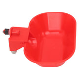 6PCS Automatic Poultry Drinking Bowls Large Thickening ABS Waterer Bowl for Cat Dog Chicken Duck G1/8 Male Thread - Top-Down View