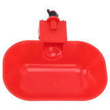 6PCS Automatic Poultry Drinking Bowls Large Thickening ABS Waterer Bowl for Cat Dog Chicken Duck G1/8 Male Thread - Rear View
