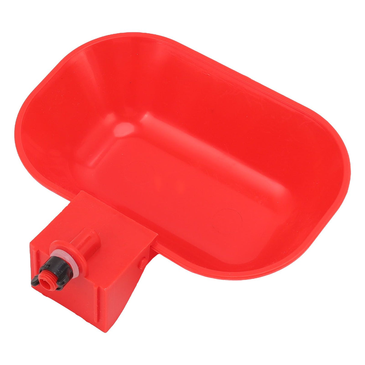 6PCS Automatic Poultry Drinking Bowls Large Thickening ABS Waterer Bowl for Cat Dog Chicken Duck G1/8 Male Thread