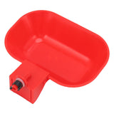 6PCS Automatic Poultry Drinking Bowls Large Thickening ABS Waterer Bowl for Cat Dog Chicken Duck G1/8 Male Thread