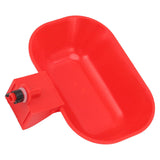 6PCS Automatic Poultry Drinking Bowls Large Thickening ABS Waterer Bowl for Cat Dog Chicken Duck G1/8 Male Thread