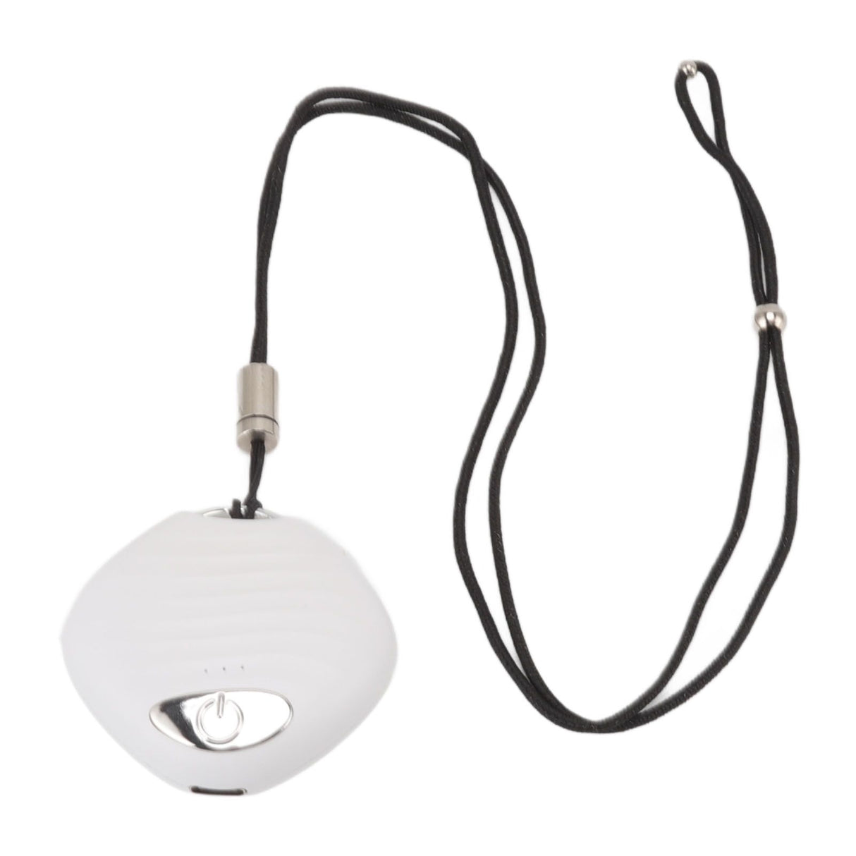 Mini Wearable Air Purifier Smoke Odor Removal Portable Negative Ion Air Purifier Necklace for Car Travel White