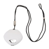 Mini Wearable Air Purifier Smoke Odor Removal Portable Negative Ion Air Purifier Necklace for Car Travel White - Side View