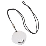 Mini Wearable Air Purifier Smoke Odor Removal Portable Negative Ion Air Purifier Necklace for Car Travel White