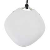 Mini Wearable Air Purifier Smoke Odor Removal Portable Negative Ion Air Purifier Necklace for Car Travel White
