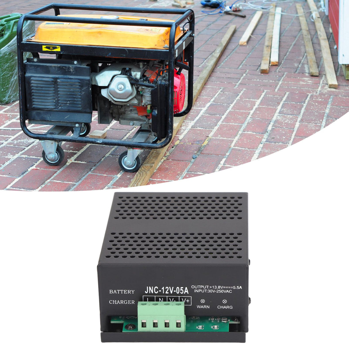 Battery Float Charger Overload Short Circuit Memory Reverse Protection Diesel Generator Battery Float Charging Module 12V