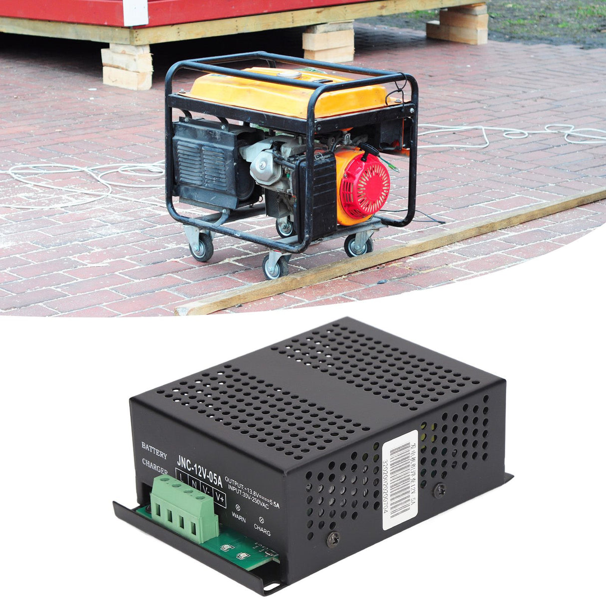 Battery Float Charger Overload Short Circuit Memory Reverse Protection Diesel Generator Battery Float Charging Module 12V