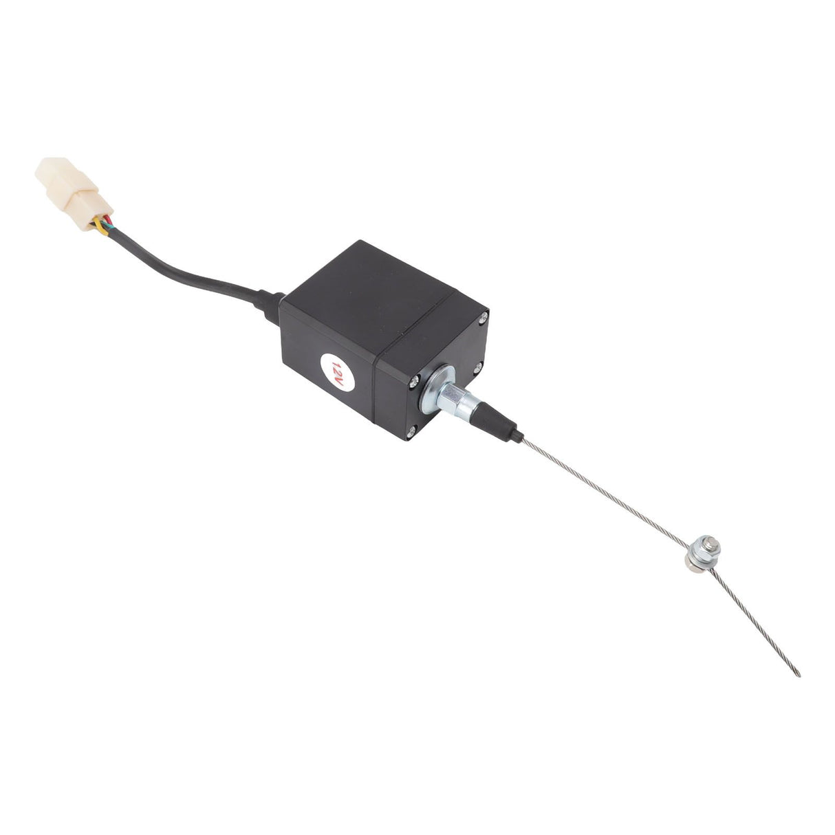 12V 4 Wire Diesel Engine Stop Switch Electronic Shutdown Switch Steel Wire Flameout Controller