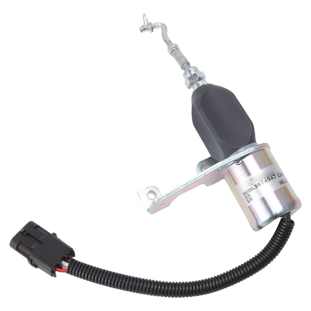 Fuel Shut Off Solenoid Valve 3974947 12V Excavator Engine Stop Electric Flameout Accessories