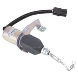 Fuel Shut Off Solenoid Valve 3974947 12V Excavator Engine Stop Electric Flameout Accessories - Close-Up Angle