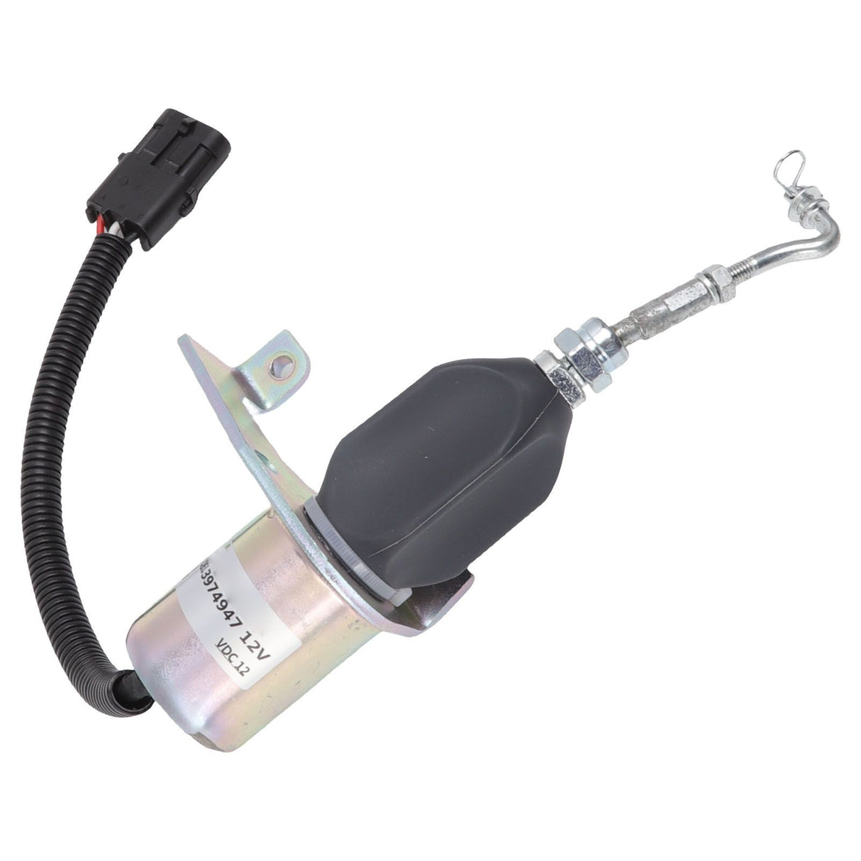 Fuel Shut Off Solenoid Valve 3974947 12V Excavator Engine Stop Electric Flameout Accessories
