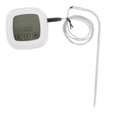 Digital Meat Thermometer with 2 Probes Touchscreen Digital Display Food Cooking Grill Thermometer with Magnet Adsorption - 45-Degree Angle