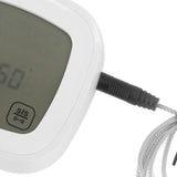 Digital Meat Thermometer with 2 Probes Touchscreen Digital Display Food Cooking Grill Thermometer with Magnet Adsorption