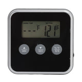 Food Grill Thermometer LCD Display Long Probe 2 Units Digital Meat Thermometer Timer for Kichen Industrial Grill