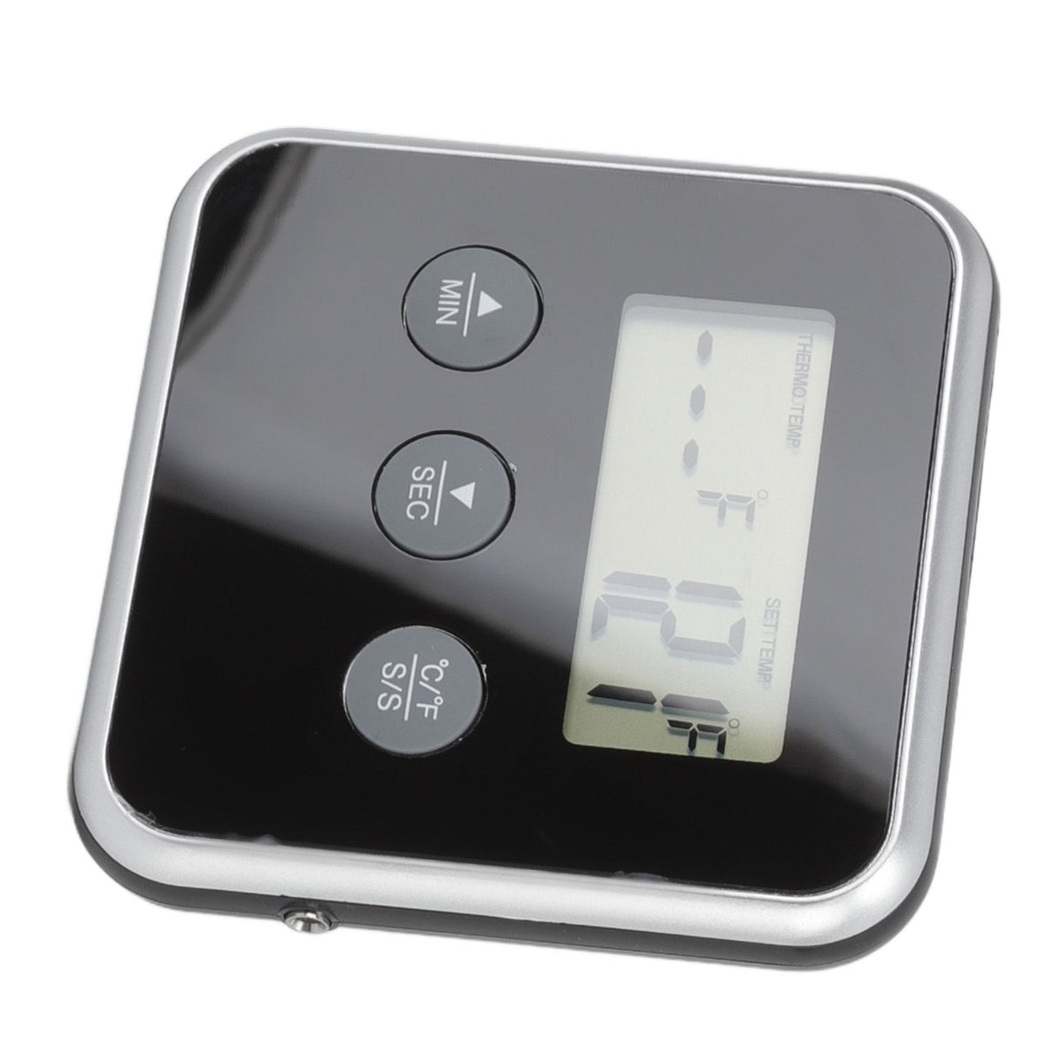 Food Grill Thermometer LCD Display Long Probe 2 Units Digital Meat Thermometer Timer for Kichen Industrial Grill