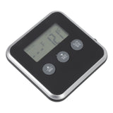 Food Grill Thermometer LCD Display Long Probe 2 Units Digital Meat Thermometer Timer for Kichen Industrial Grill