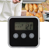 Food Grill Thermometer LCD Display Long Probe 2 Units Digital Meat Thermometer Timer for Kichen Industrial Grill