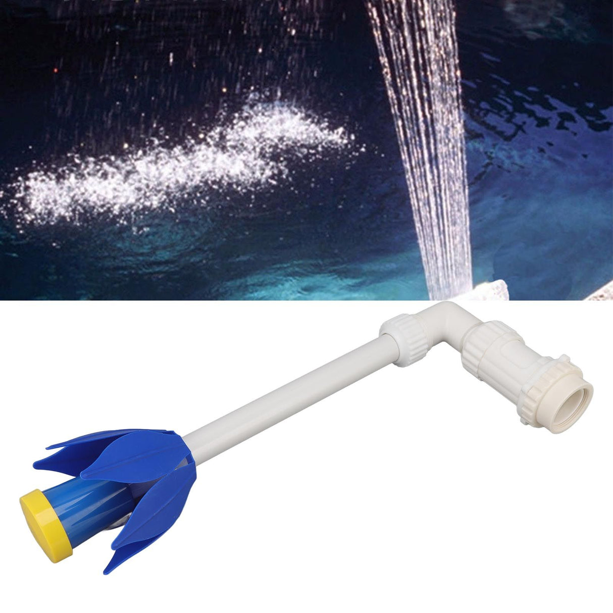 Water Fountain Spray PVC Garden Fountain Sprayer G1‑1/2 Female Thread for Decoration