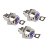 3Pcs 40HFR120 Diode Module 40A Iron Replacement Spiral Rectifier Diode Diesel Generator Parts Positive Pole - Rear View
