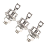 3Pcs 40HFR120 Diode Module 40A Iron Replacement Spiral Rectifier Diode Diesel Generator Parts Negative Pole - Low Angle