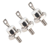 3Pcs ZX70 12 70A Diesel Generator Rectifier Diode Replacement Diesel Engine Generator Diode for Diesel Generator Parts Positive - Front View