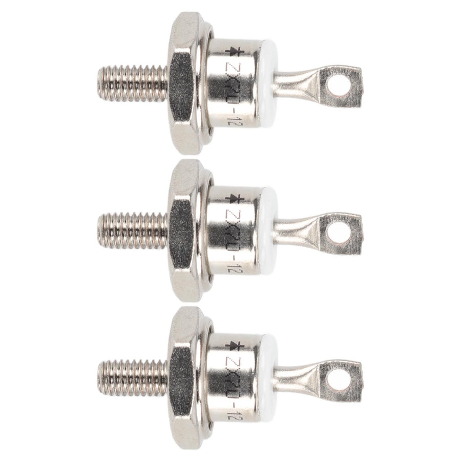3Pcs ZX70 12 70A Diesel Generator Rectifier Diode Replacement Diesel Engine Generator Diode for Diesel Generator Parts Positive