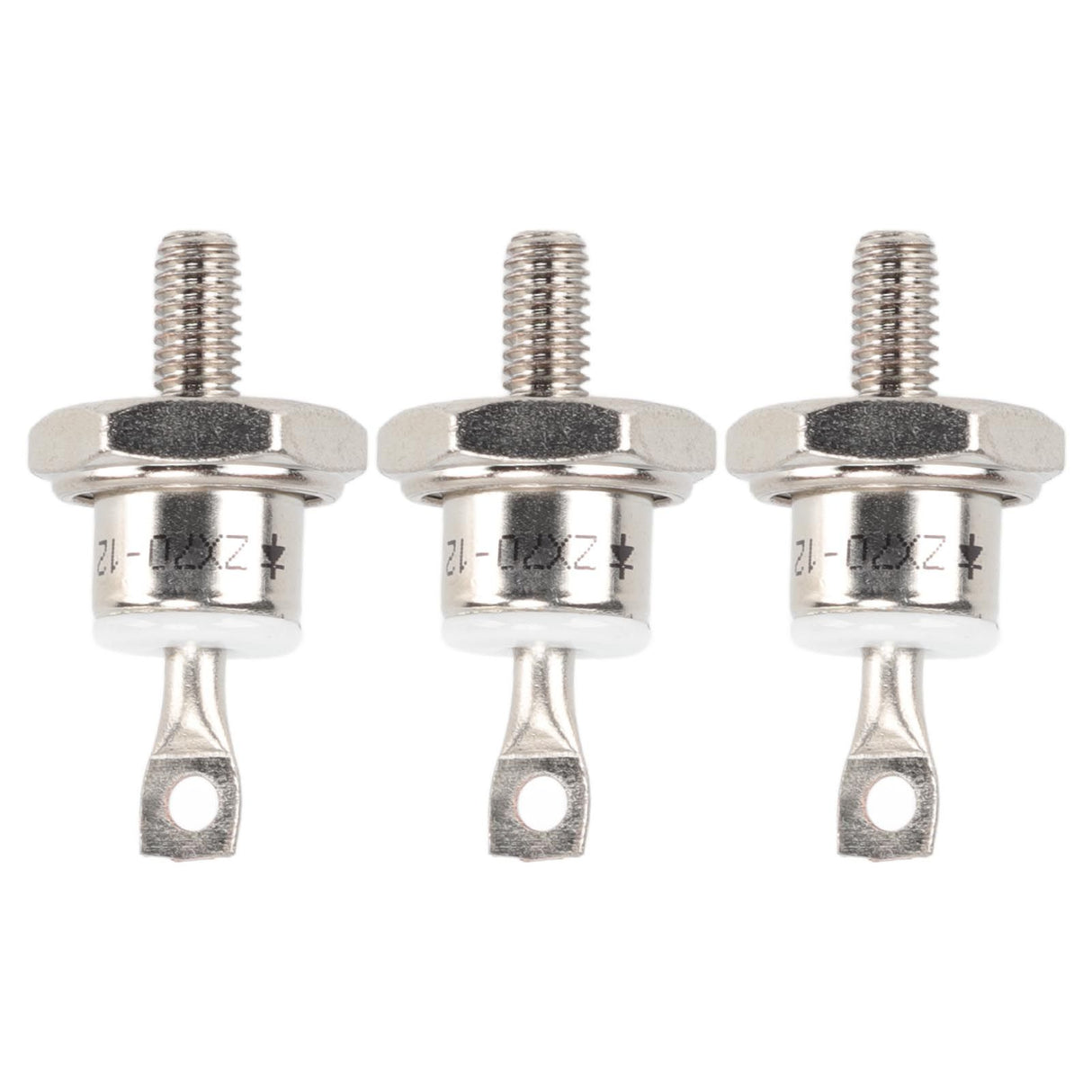 3Pcs ZX70 12 70A Diesel Generator Rectifier Diode Replacement Diesel Engine Generator Diode for Diesel Generator Parts Positive