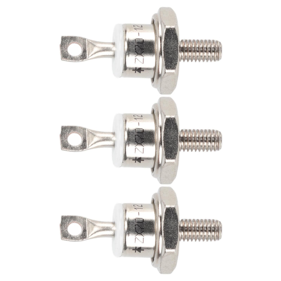3Pcs ZX70 12 70A Diesel Generator Rectifier Diode Replacement Diesel Engine Generator Diode for Diesel Generator Parts Positive