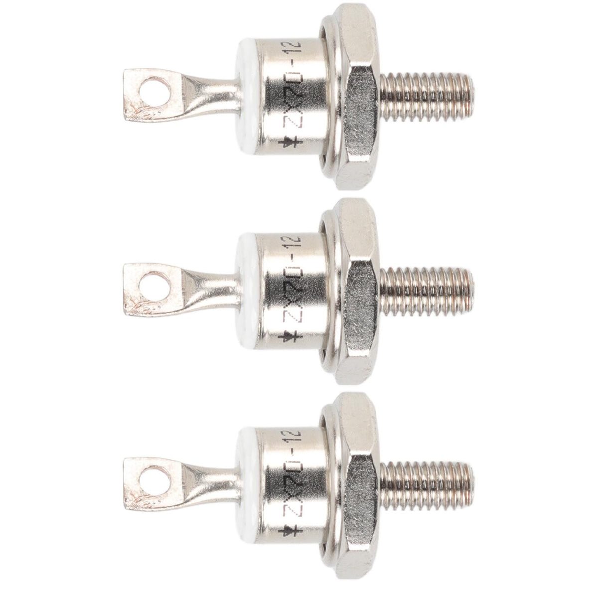 3Pcs ZX70 12 70A Diesel Generator Rectifier Diode Replacement Diesel Engine Generator Diode for Diesel Generator Parts Negative
