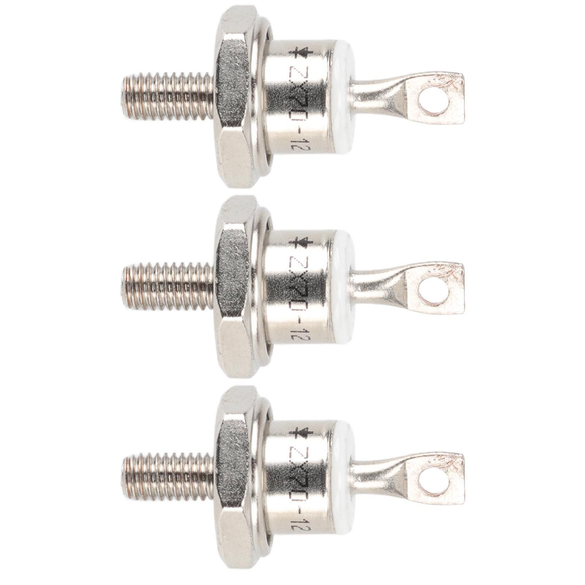 3Pcs ZX70 12 70A Diesel Generator Rectifier Diode Replacement Diesel Engine Generator Diode for Diesel Generator Parts Negative