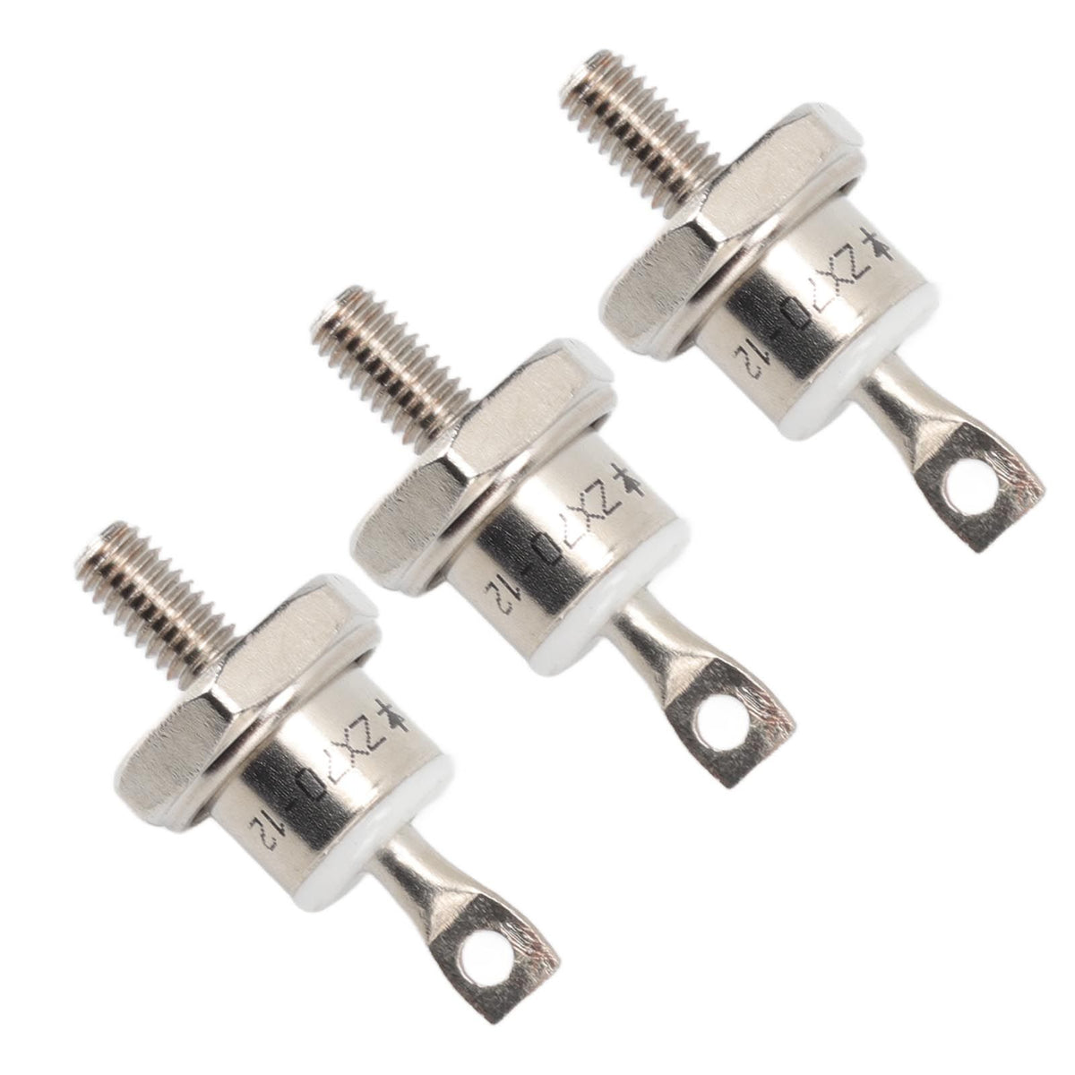 3Pcs ZX70 12 70A Diesel Generator Rectifier Diode Replacement Diesel Engine Generator Diode for Diesel Generator Parts Negative