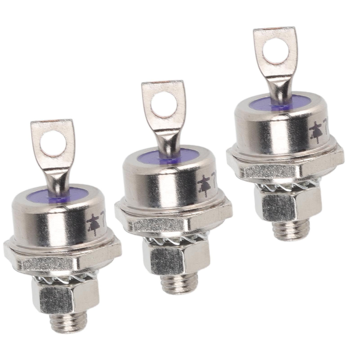 3PCS 70HFR120 70A Rectifier Diode Compact Stable Spiral Rectifier Module for Diesel Generator Accessories Positive Pole
