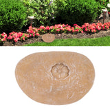 Pet Memorial Garden Stone DIY Lettering Simulation Pebbles Pet Grave Marker for Dogs Cats Small Flower Stone Sand Yellow