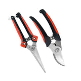 2Pcs Garden Pruning Shears Labor Saving Fruit Tree Thick Branch Pruning Shears Gardening Scissors Tools - Side View