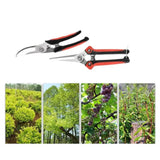 2Pcs Garden Pruning Shears Labor Saving Fruit Tree Thick Branch Pruning Shears Gardening Scissors Tools - Close-Up Angle