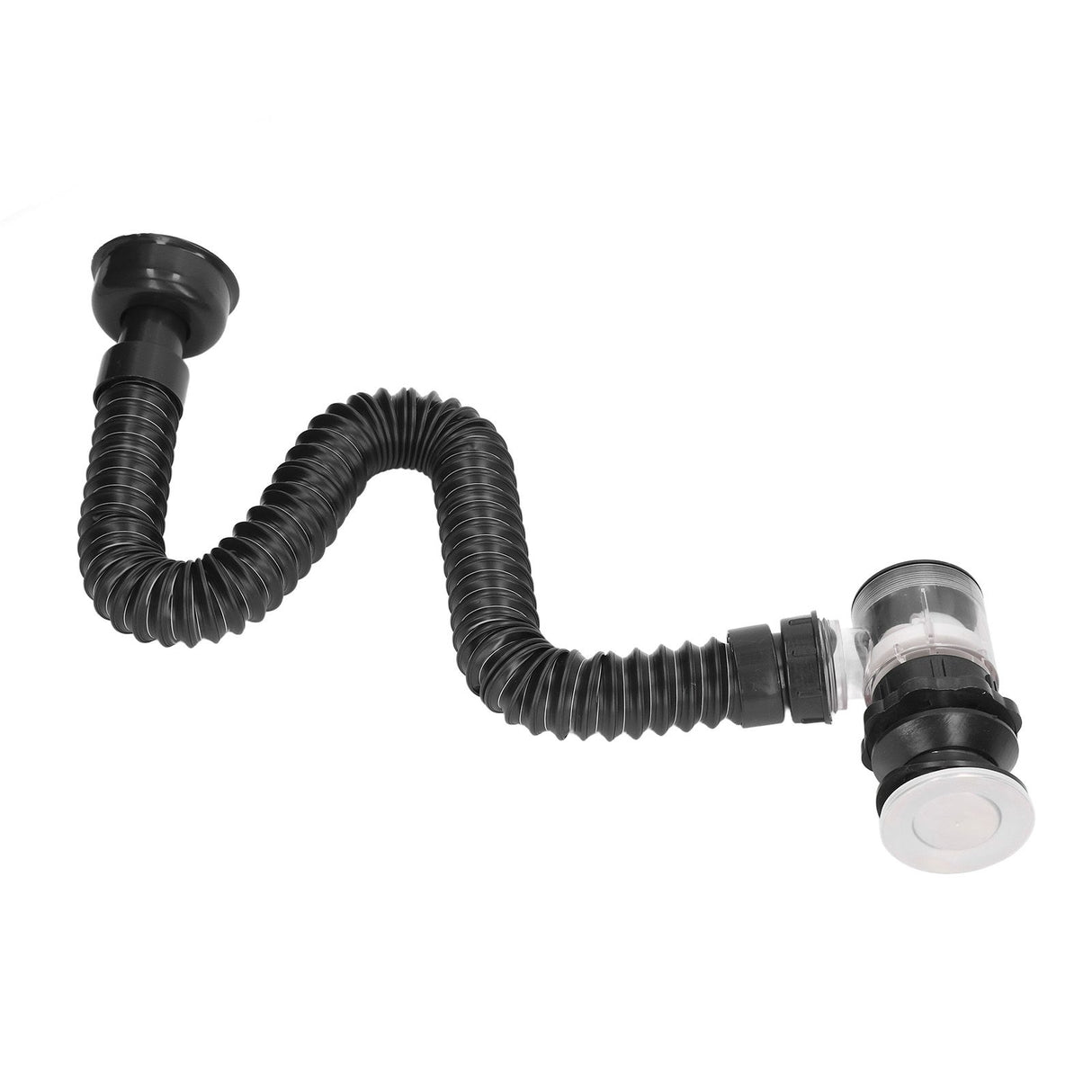Integrated Wash Basin Sink Drain Pipe Stainless Steel Expandable Flexible Sink Drain Pipe