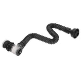 Integrated Wash Basin Sink Drain Pipe Stainless Steel Expandable Flexible Sink Drain Pipe - Close-Up Angle