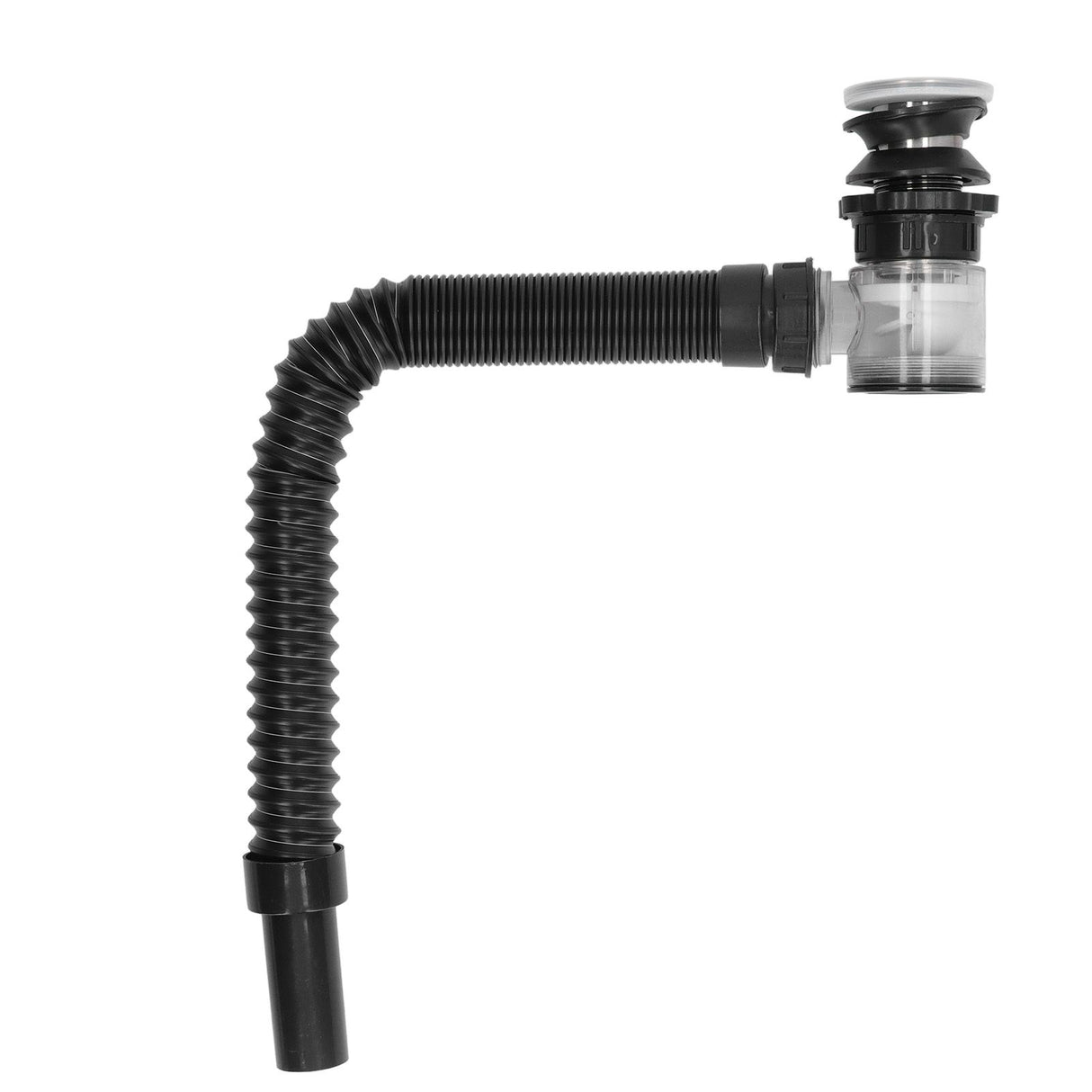 Integrated Wash Basin Sink Drain Pipe Stainless Steel Expandable Flexible Sink Drain Pipe